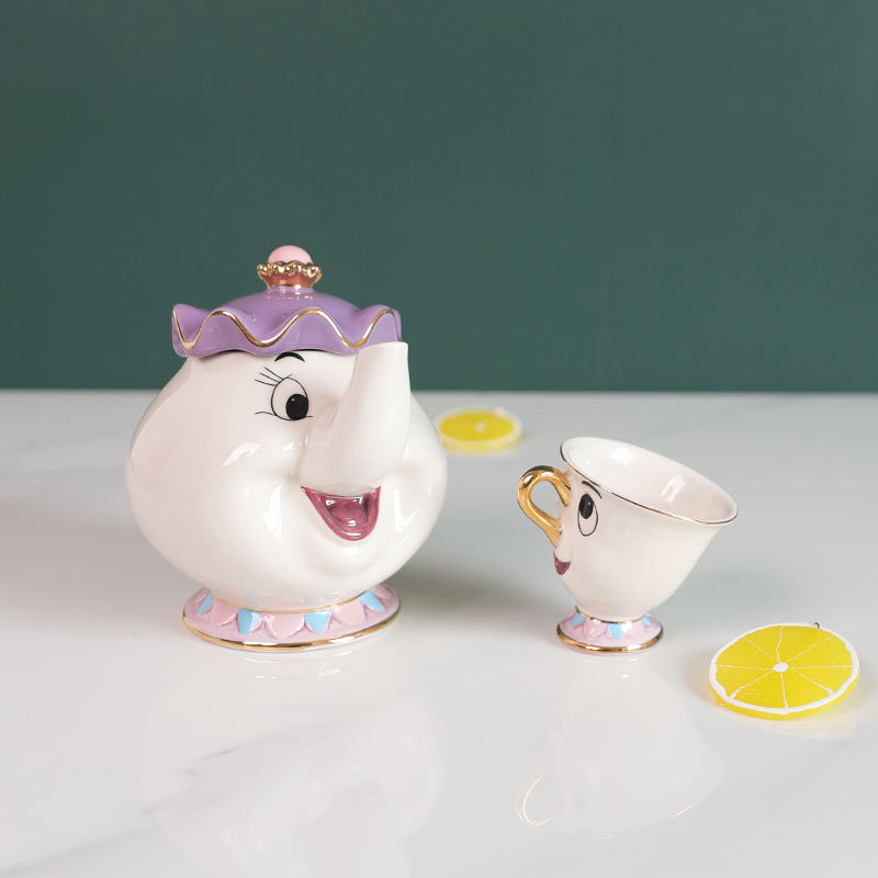 Hot Teapot Cartoon Beauty And  - огляд і ціна Coffee Y Tea