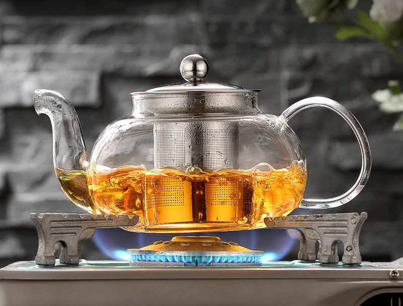 600/800ml Heat Resistant Glass - огляд і ціна Coffee Tea Flower
