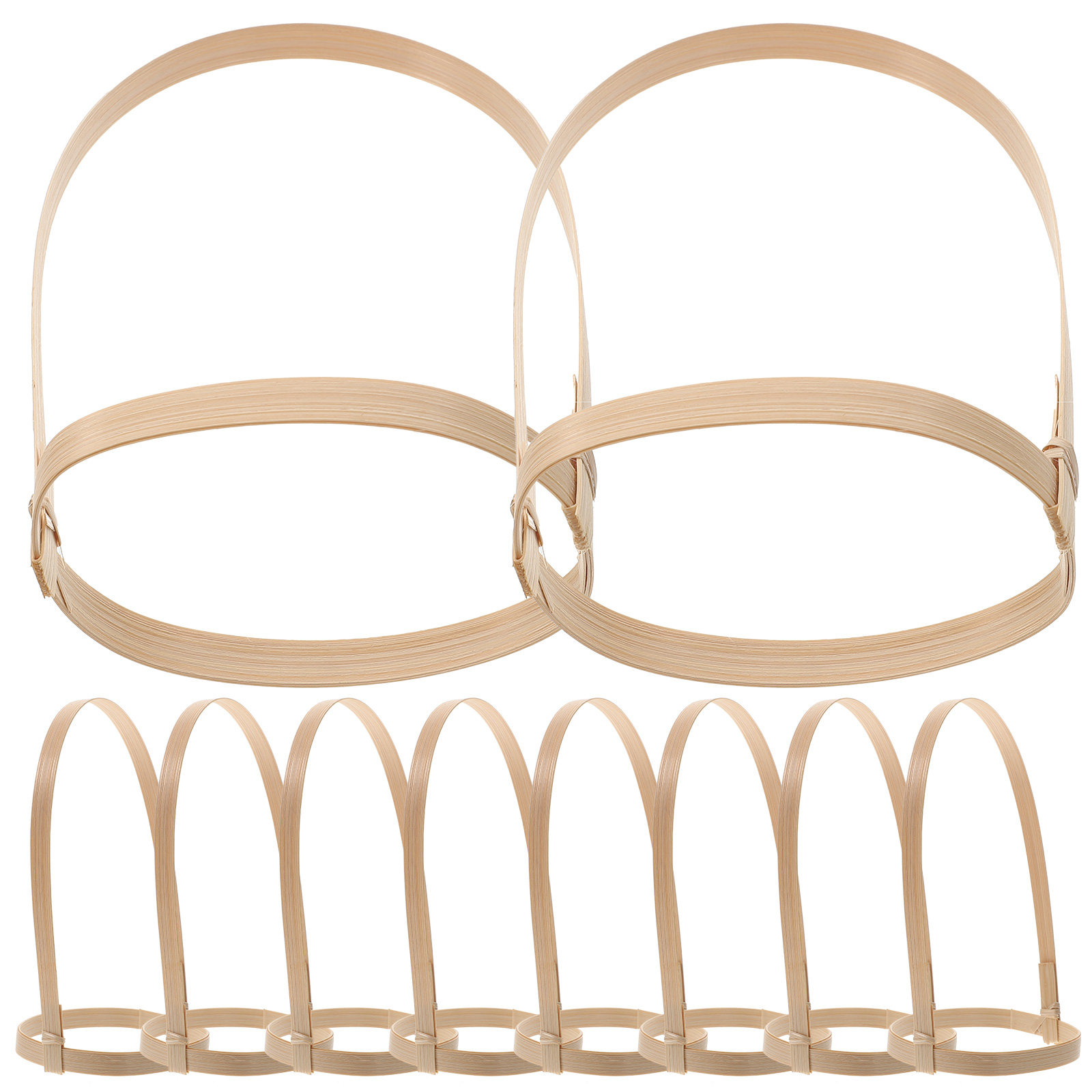 10Pcs Bamboo Drink Carrier Cof - огляд і ціна Coffee Tea Holders