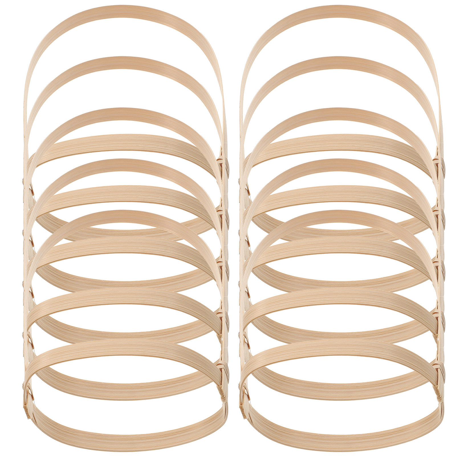 10Pcs Bamboo Drink Carrier Cof - огляд і ціна Coffee Tea Holders