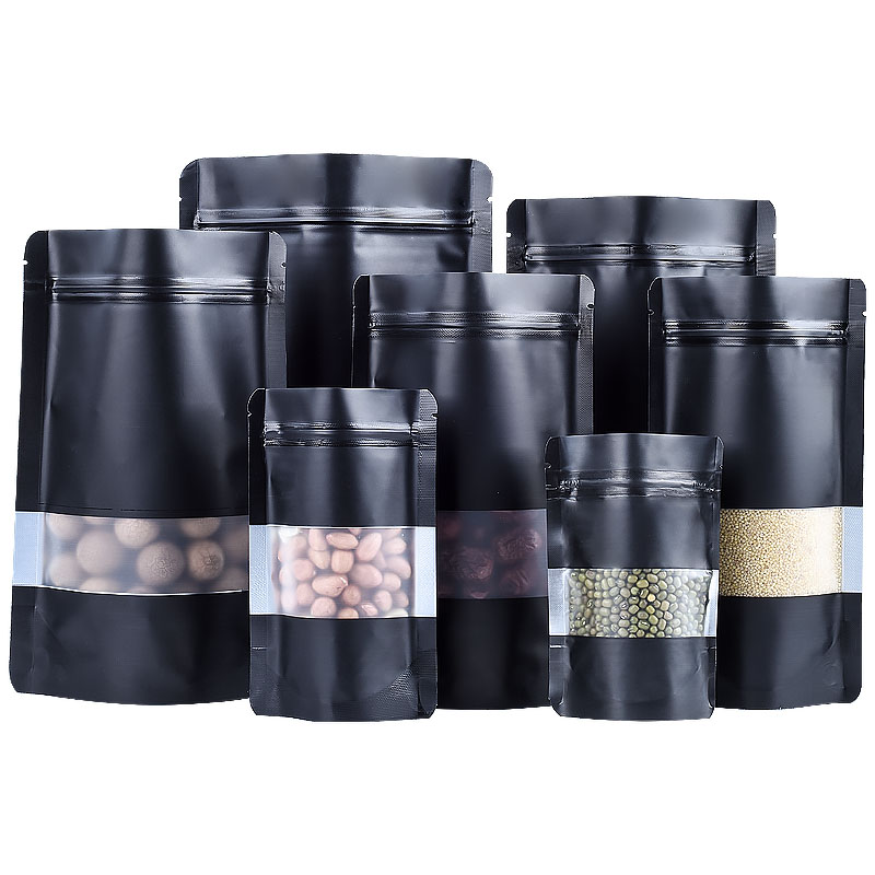 100PCS Stand-up Matte Black Al - огляд і ціна Coffee Tea Day