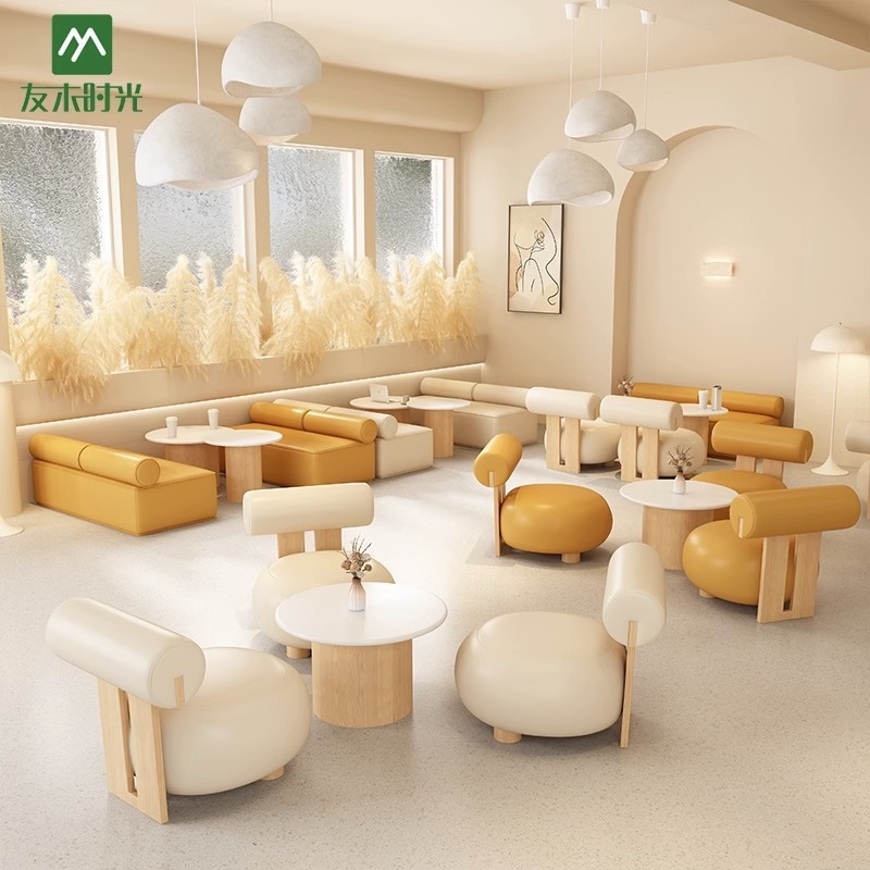Restaurant Booth Set-Colored D - огляд і ціна Coffee Tea Library