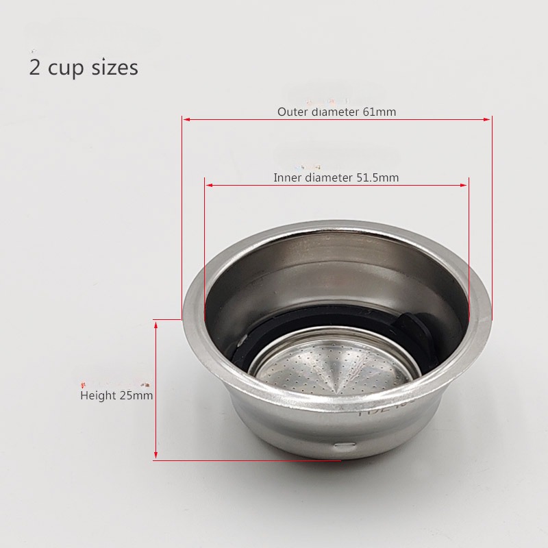 51mm Pressurized Porous Filter - огляд і ціна Coffee Tea Press