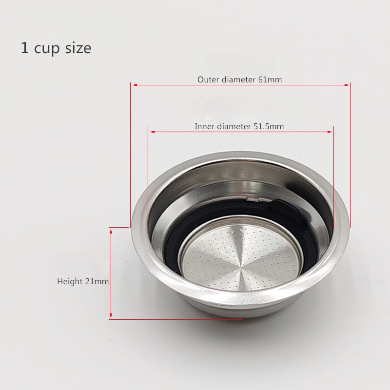 51mm Pressurized Porous Filter - огляд і ціна Coffee Tea Press