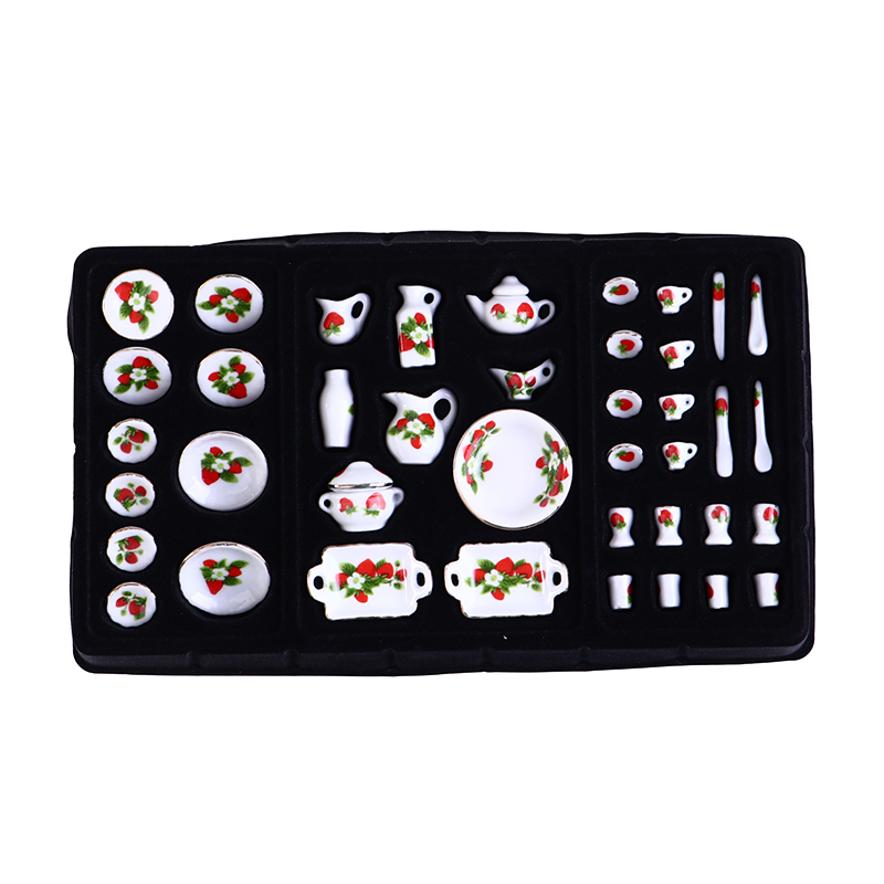 1 Set 1:12 Miniature Doll Hous - огляд і ціна Coffee Tea Flower