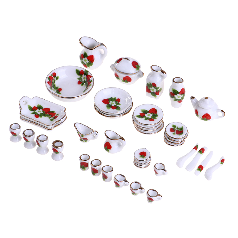 1 Set 1:12 Miniature Doll Hous - огляд і ціна Coffee Tea Flower