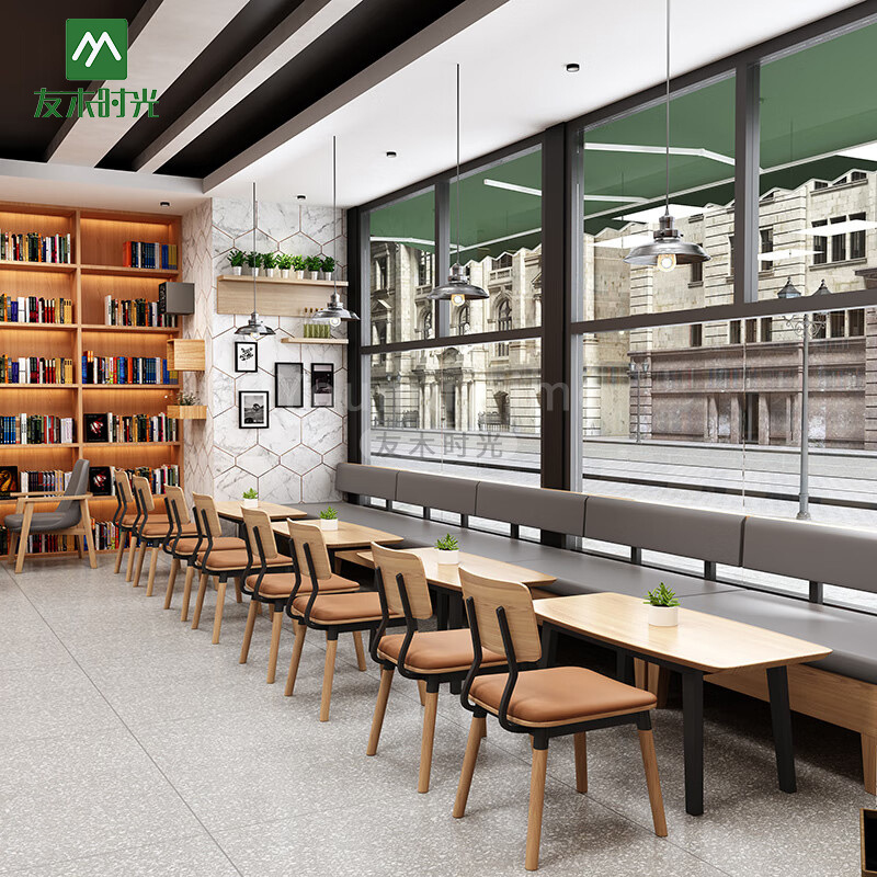 Restaurant Booth SetNordic Lib - огляд і ціна Coffee Tea Library