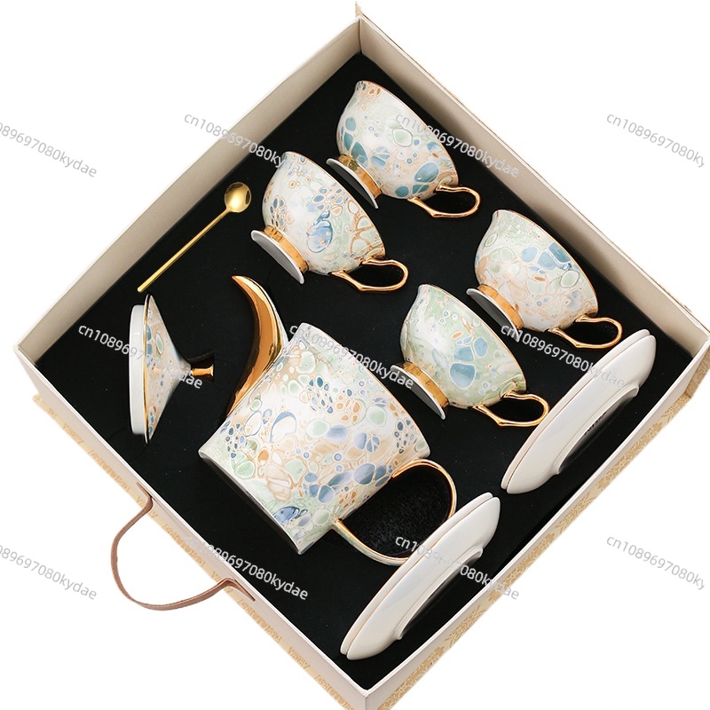 Coffee cup ceramic kettle flow - огляд і ціна Coffee Tea Gift Set