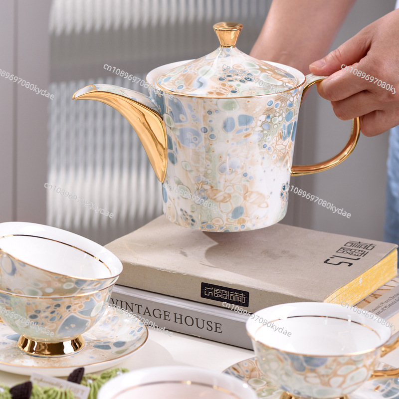 Coffee cup ceramic kettle flow - огляд і ціна Coffee Tea Gift Set