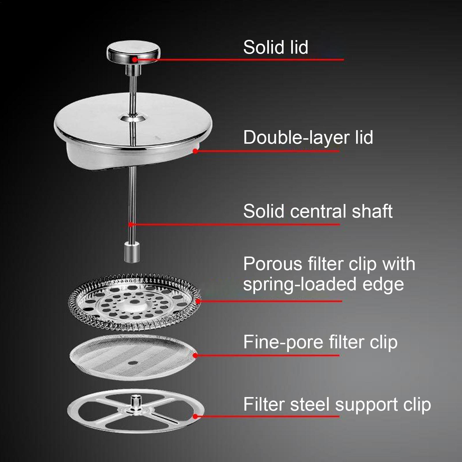 Coffee Maker Press Pot Non-Sli - огляд і ціна Coffee Tea Press