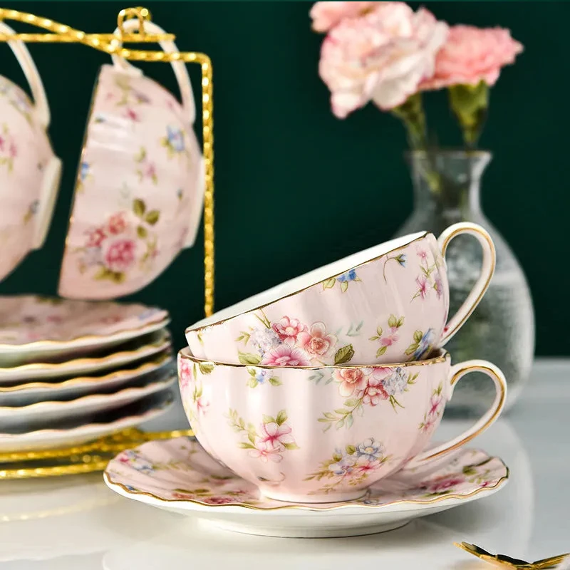 3PCS/Sets Pastoral style Flowe - огляд і ціна Coffee Tea Flower