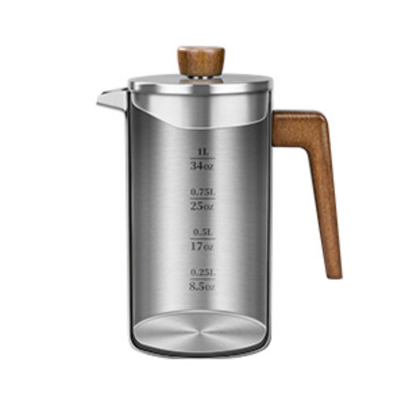 JUSTINLAU 1000ml Stainless Ste - огляд і ціна Coffee Tea Press
