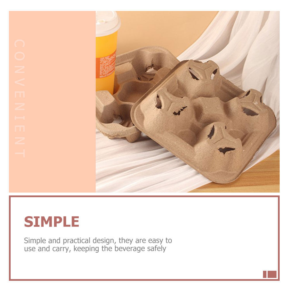25Pcs Four Cup Paper Pulp Hold - огляд і ціна Coffee Tea Cups