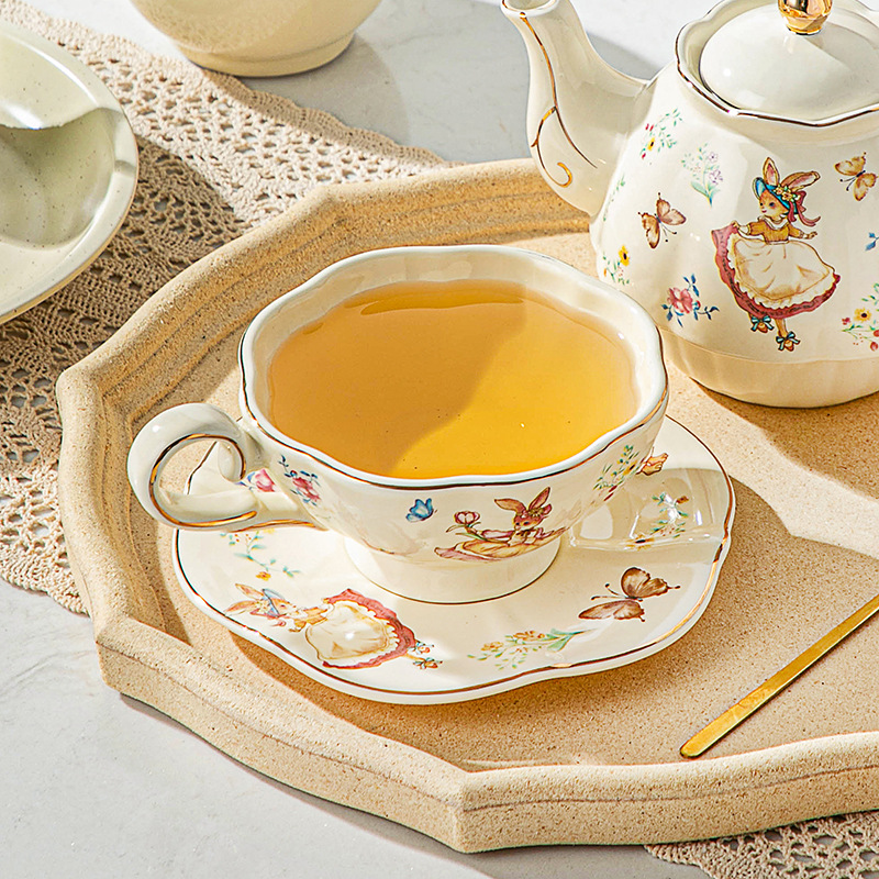 English retro coffee cup and p - огляд і ціна Coffee Tea Gift Set