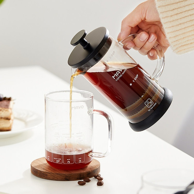 MAVO French Press Coffee Maker - огляд і ціна Coffee Tea Press