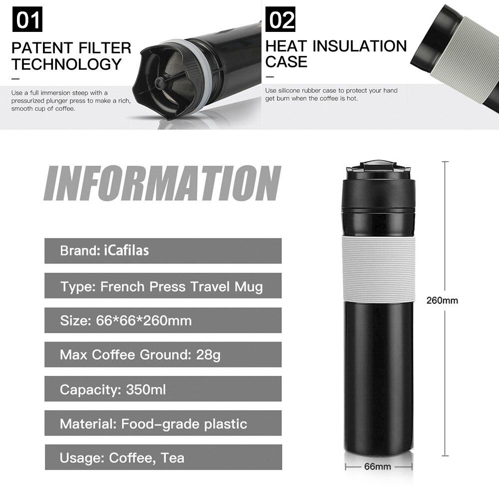 i Cafilas Portable French Pres - огляд і ціна French Press Coffee & Tea