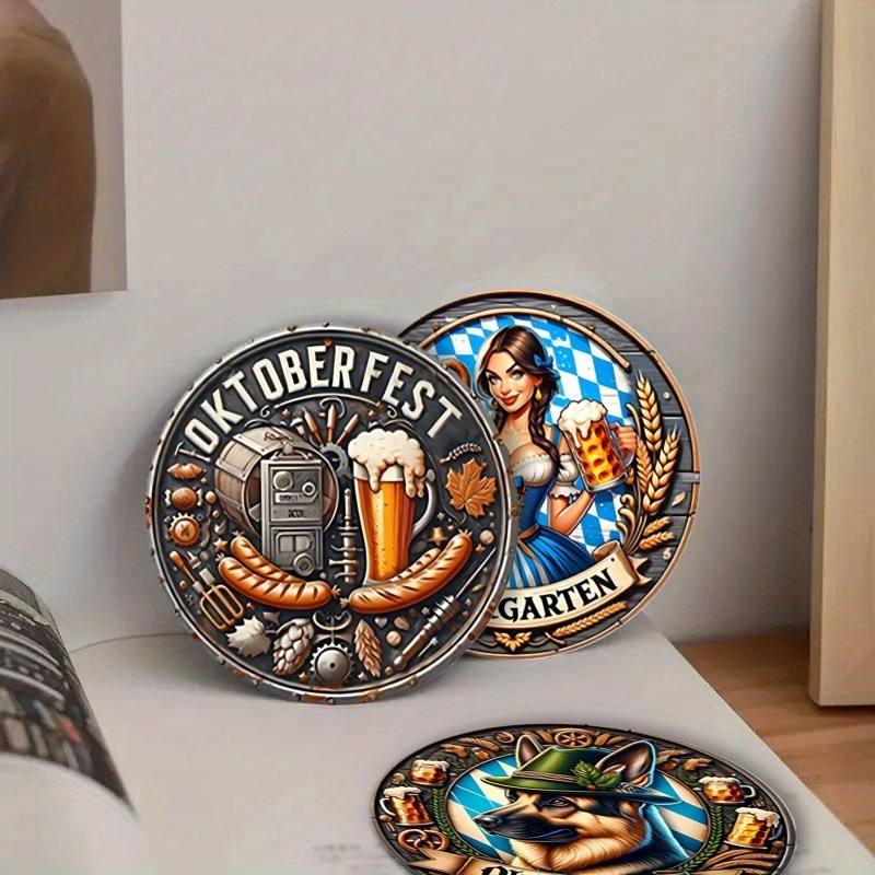 6pcs 4in Wooden Vintage Beer F - огляд і ціна Coffee Y Tea