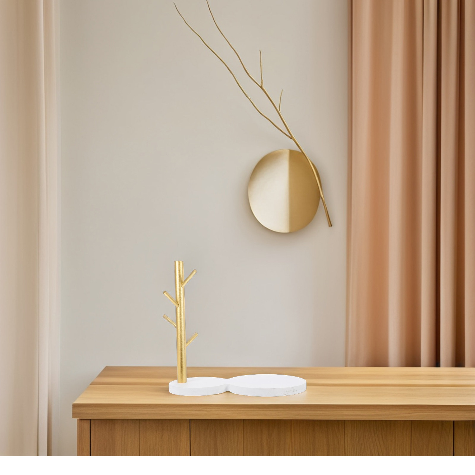 Wooden Tea Cup Storage Rack Ea - огляд і ціна Coffee Tea Holders