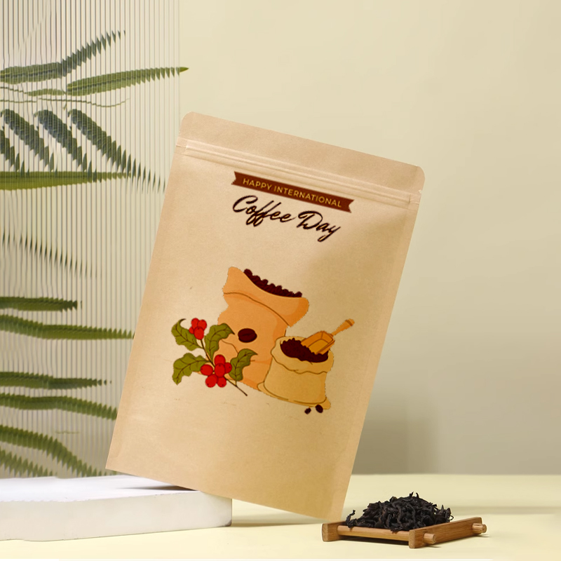 Print Craft paper Zipper Bag R - огляд і ціна Coffee Tea Day