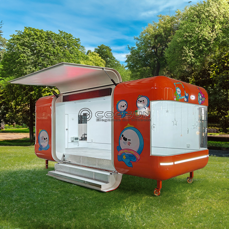 Street Mobile Food Trailer Piz - огляд і ціна Coffee Tea Van