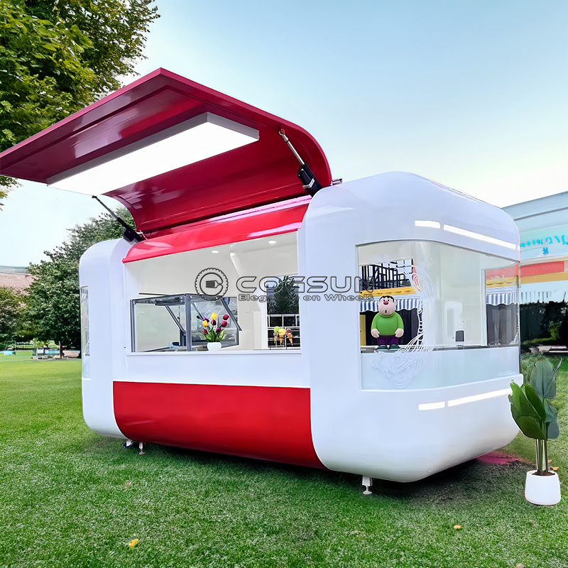Street Mobile Food Trailer Piz - огляд і ціна Coffee Tea Van