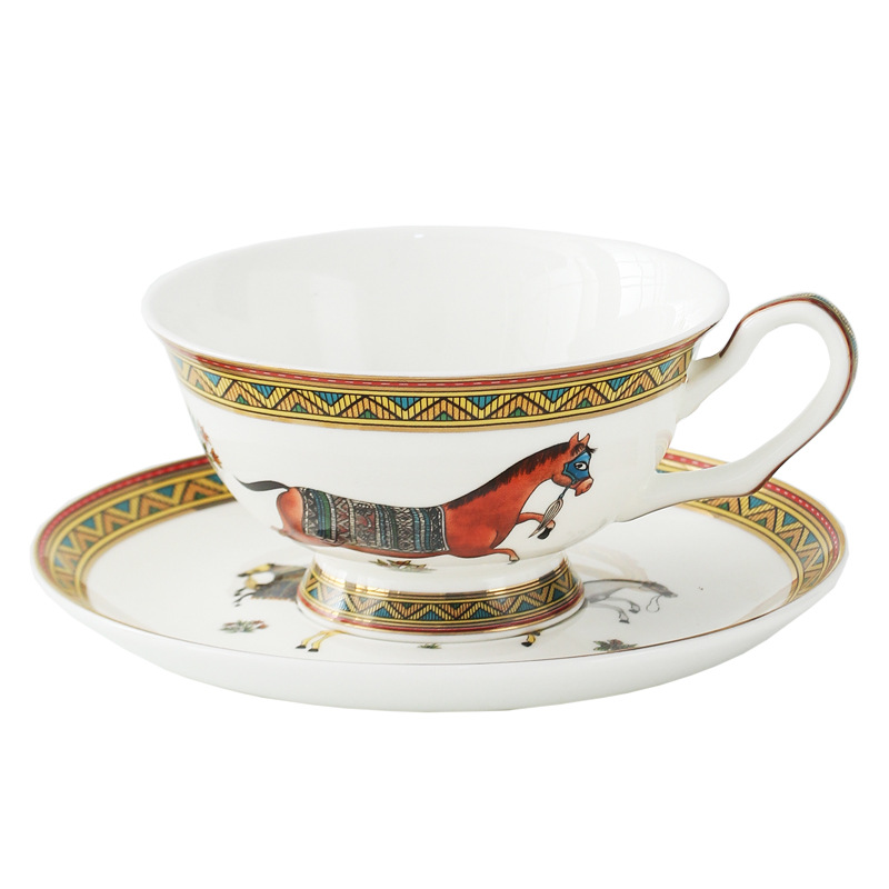 Porcelain Tea Cup and Saucer S - огляд і ціна Coffee Tea Gift Set