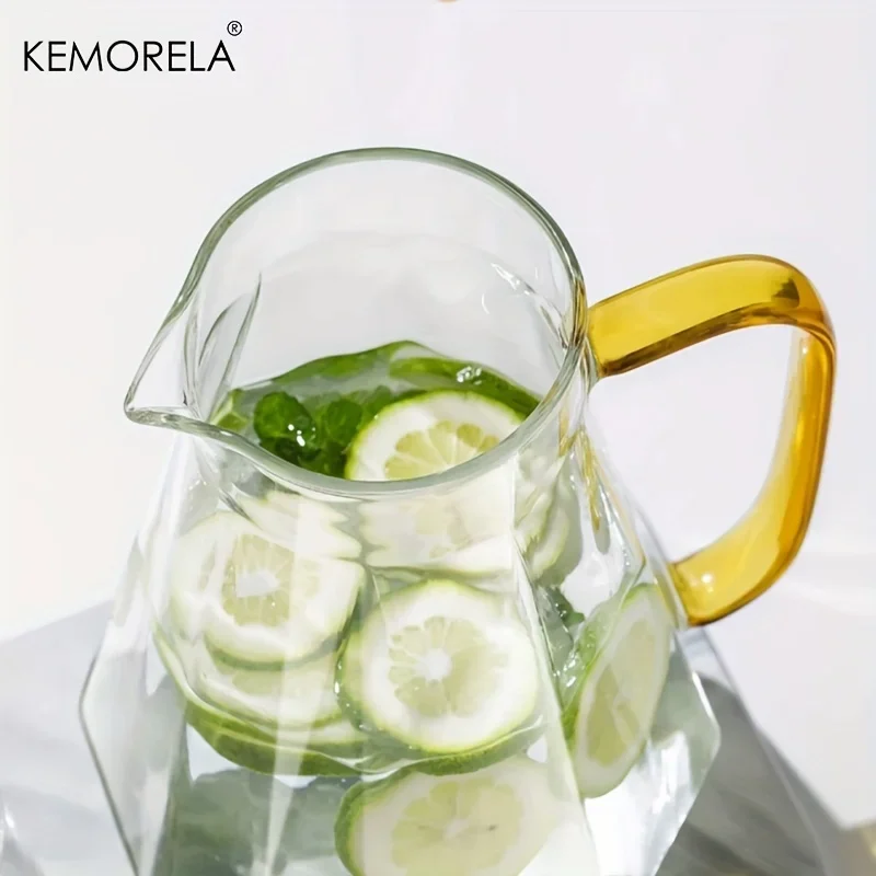 1PCS Diamond Texture Glass Tea - огляд і ціна Cold Brew Jar