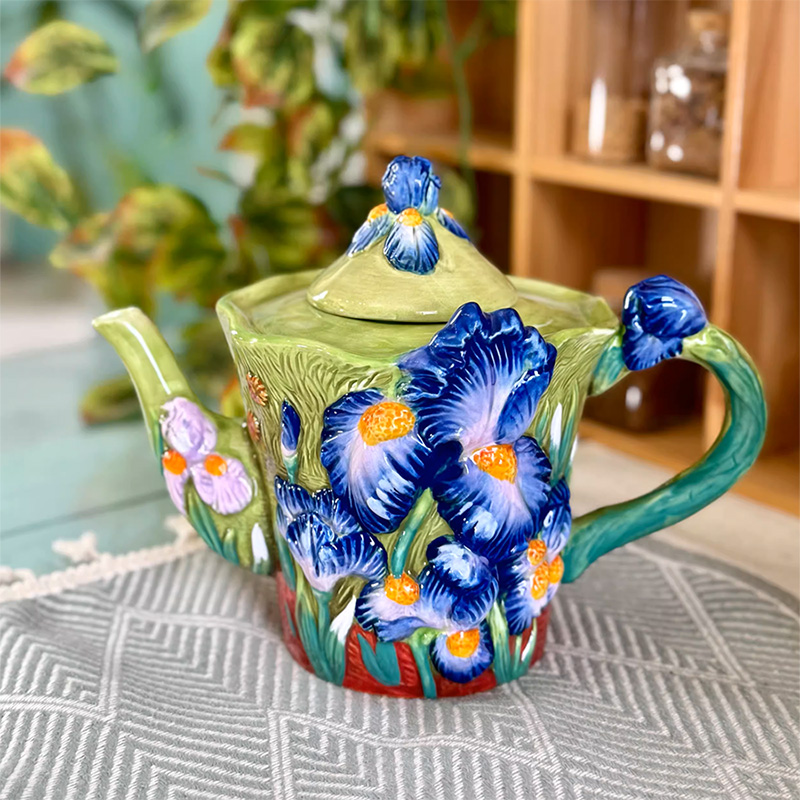 Creative Blue Floral Ceramic C - огляд і ціна Coffee Tea Van