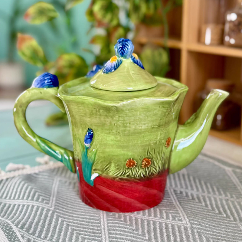 Creative Blue Floral Ceramic C - огляд і ціна Coffee Tea Van