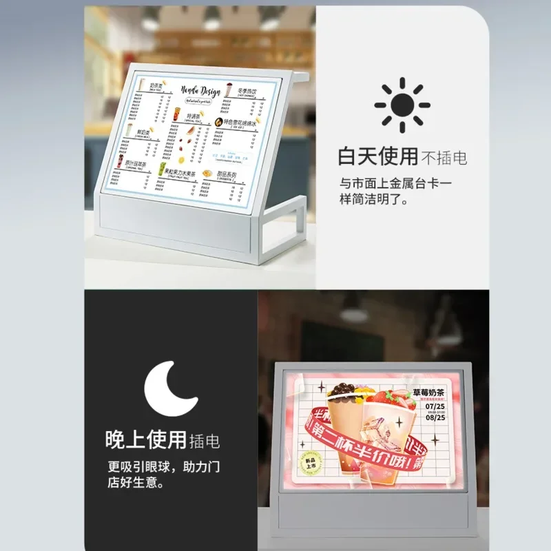 LED Menu Display Card for Coff - огляд і ціна Coffee Tea Menu