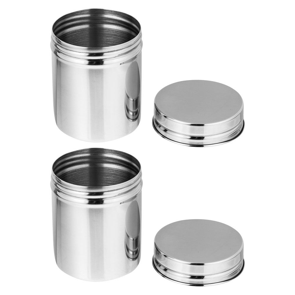 2Pcs Stainless Steel Canisters - огляд і ціна Coffee Tea Containers