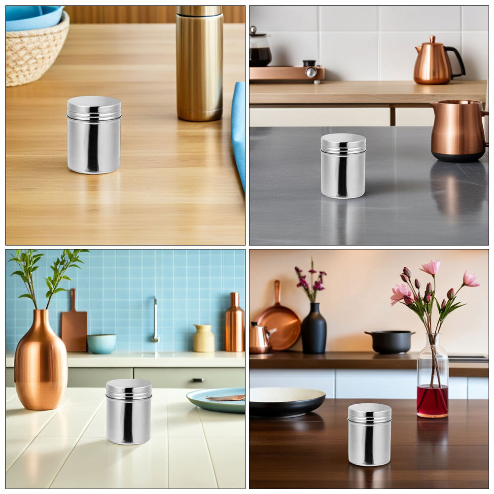 2Pcs Stainless Steel Canisters - огляд і ціна Coffee Tea Containers