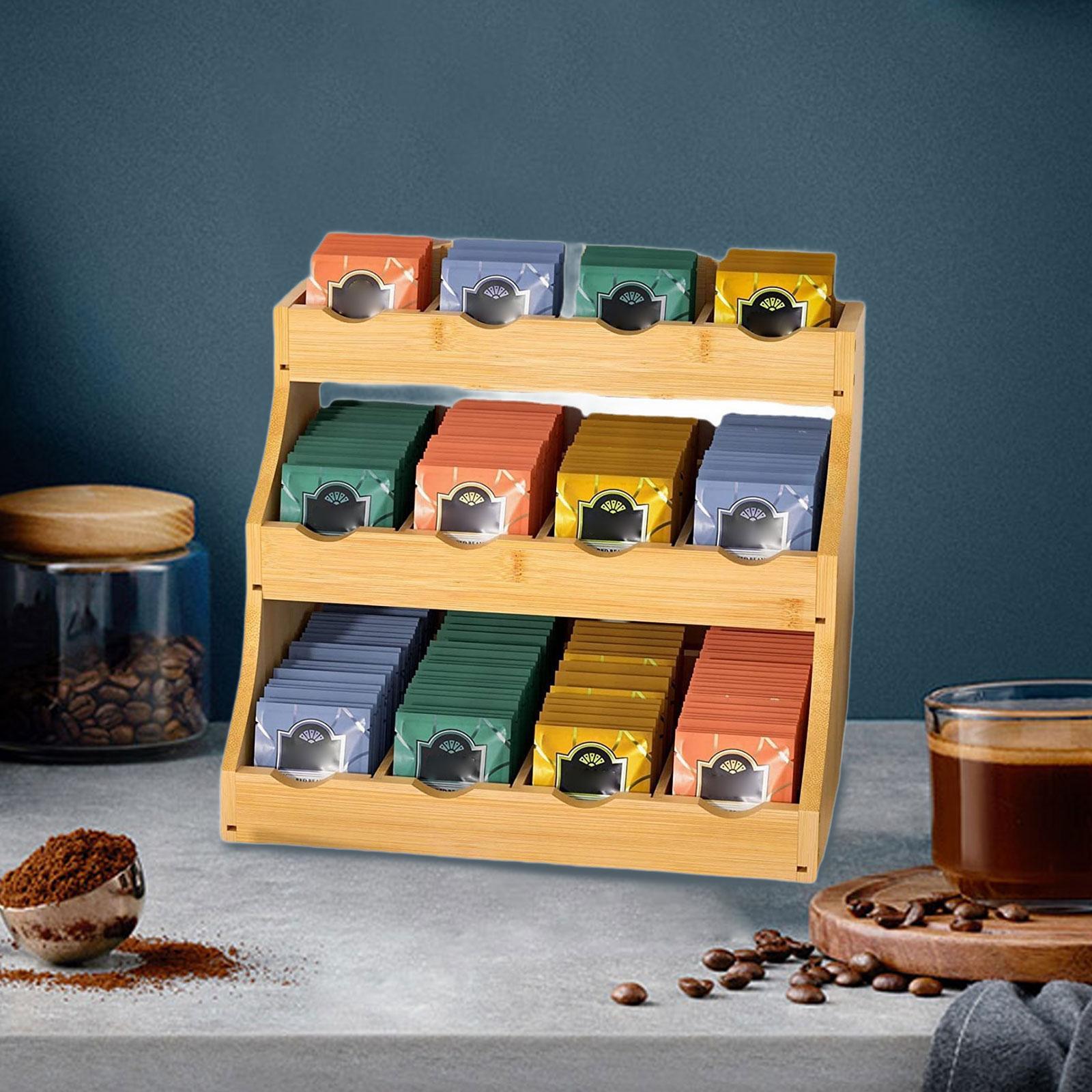 Tea Bag Organizer Wood Coffee  - огляд і ціна Coffee Tea Break
