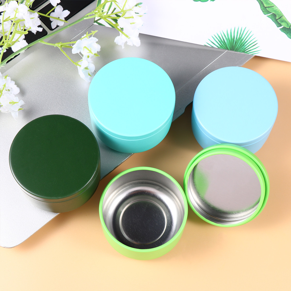 4Pcs Tinplate Sealed Storage B - огляд і ціна Coffee Tea Sugar Canisters