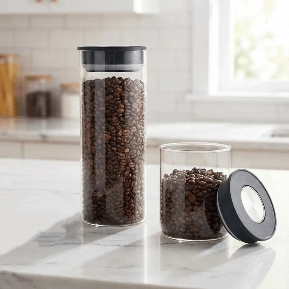 Glass Vacuum Sealed Tank Trans - огляд і ціна Coffee Tea Press