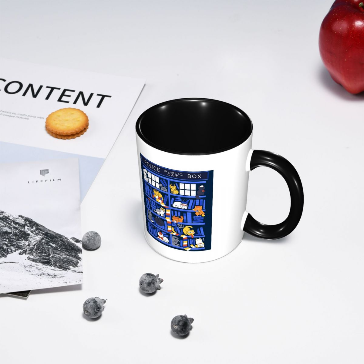 Library Box Who Mug Funny Cera - огляд і ціна Coffee Tea Library