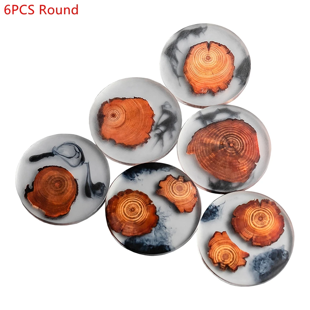 6PCS/Set Resin Pine Coasters H - огляд і ціна Coffee Tea And Sugar Set