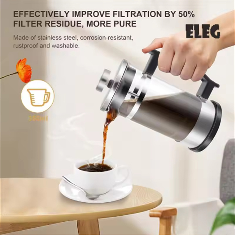 Coffee French Press Pot With F - огляд і ціна Coffee Tea Press
